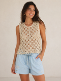 Ivory Crochet Top