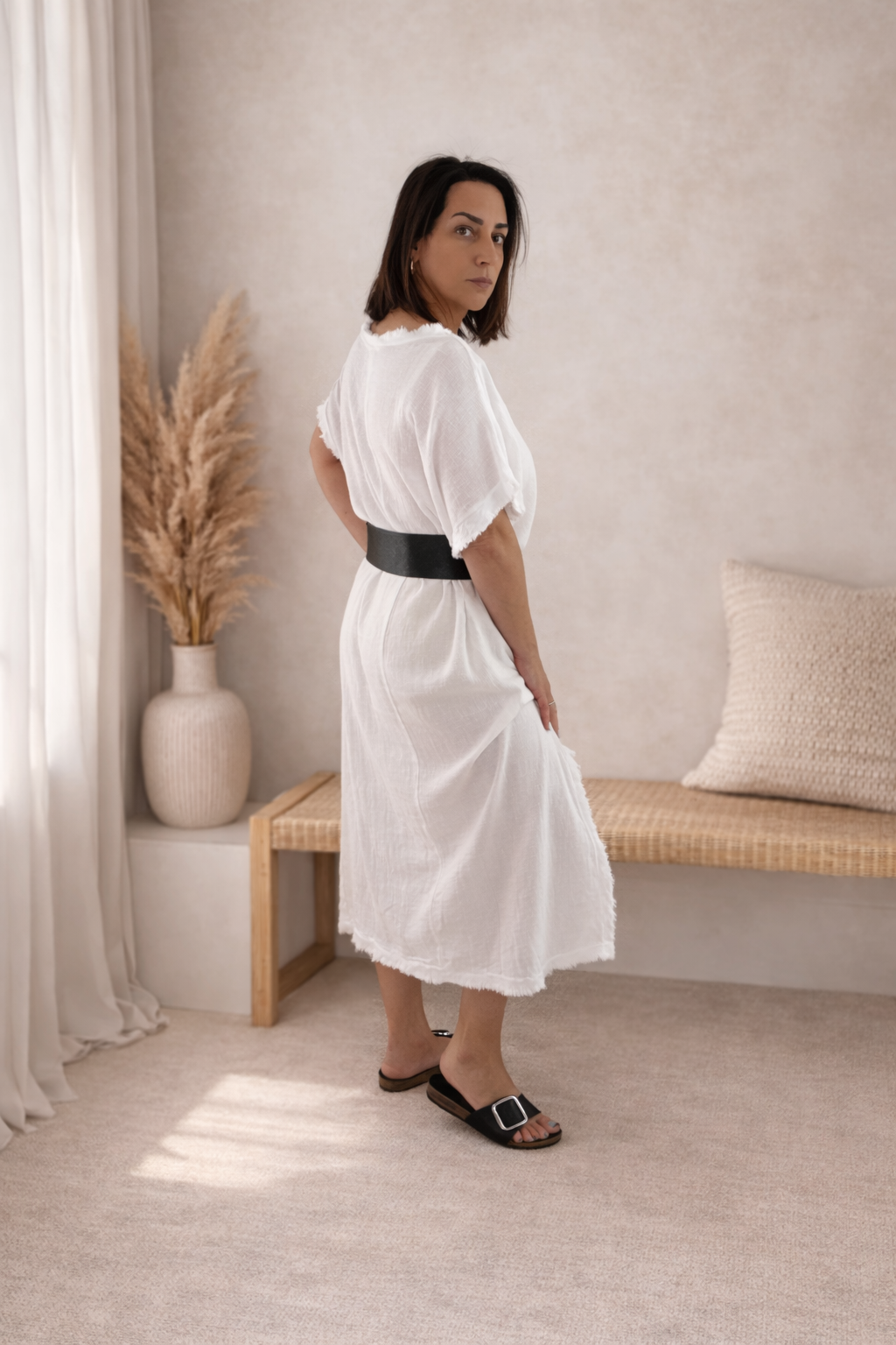 Amalia Linen Dress