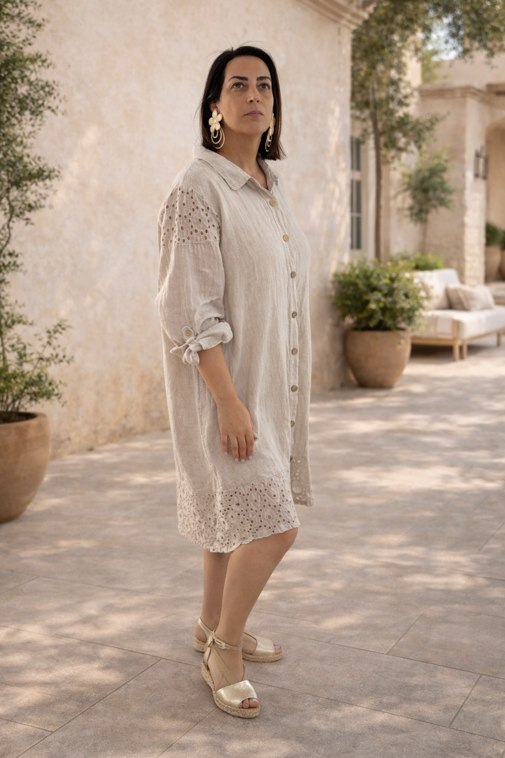 Lara Linen Dress